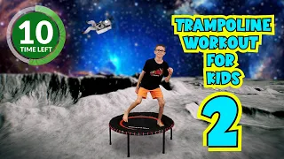 Trampoline Workout Part 2 - Beginner Trampoline Workout For Kids and Families - Exercises For Kids