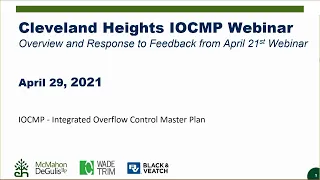 Cleveland Heights Federal Consent Decree Webinar April 29, 2021