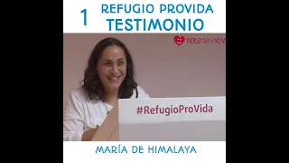 REFUGIO PROVIDA (1) Testimonio de María de Himalaya frente al abortorio más grande de España