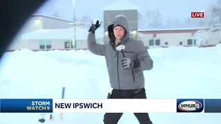 New Hampshire TV Reporter goes viral for Snow Coverage