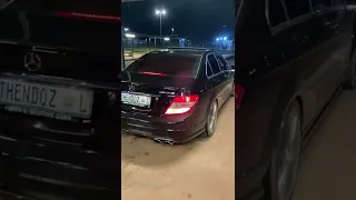 W204 c63 amg burn-out