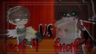 -fnaf 4 vs fnaf 6- singing battle- gacha club