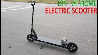 How To Make A Electric Scooter At Home