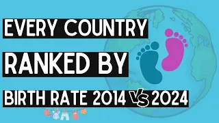 Decade Of Change: Ranking Countries For Global Birth Rates From 2014 To 2024 Analyzed