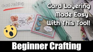 Card Layer Guides Tool | Create card layers with NO measuring! | Beginner friendly tutorial.