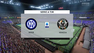 Inter vs Venezia - 22 Jan 22 - Serie A 2021/2022 Gameplay