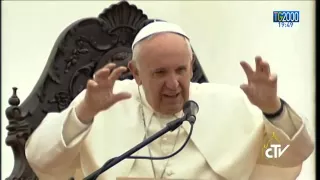 Papa Francesco a clero, religiosi e seminaristi:"Gratuitamente avete ricevuto, gratuitamente date"