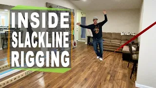 Set up a Slackline INSIDE - where and how to install anchors plus break tests