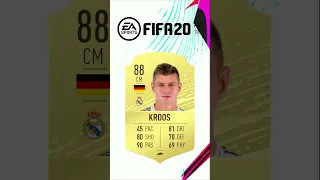 Toni Kroos Evolution in FIFA (18-24) 🥶🔥 #shorts #football #messi #ronaldo