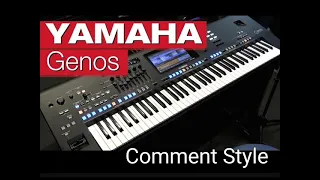 Yamaha GENOS - Comment Style - Audio Style Demo