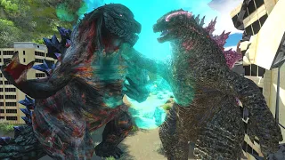 Apex Clash: Legendary Godzilla 2024 vs. Godzilla Earth Scarlet - Animal Revolt Battle Simulator