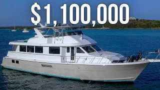 Touring a $1,100,000 Hatteras 74 Sportdeck Motoryacht