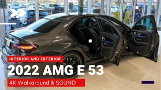 2022 amg e 53 4matic+ sedan Exterior Interior Exhaust Sound | 4K