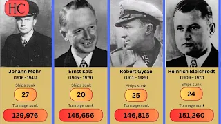 Most successful U-boat commanders of WW2