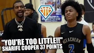 SHARIFE COOPER 37 POINT SENIOR DEBUT!! | "You're Too Little!!" McEachern vs Berkmar Highlights