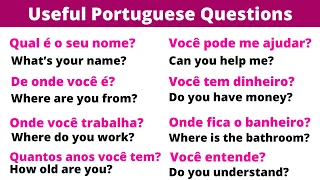 30 Useful Portuguese Questions.