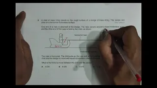 2022 CAIE AS & A level May June Physics Paper 12 Q. No. 8 (9702/12/M/J/22) by Sajit C Shakya