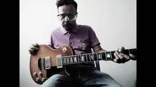 Minor Blue scale Play on Backing Track / Mooer ge100 / Smooth Jazz Blues Guitar