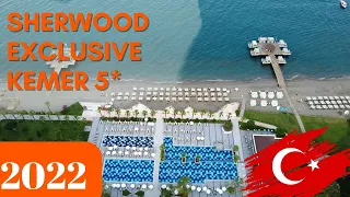 Sherwood Exclusive Kemer 5* All-inclusive. Antalya 2022. Drone and walking tour. #turkeyhotels