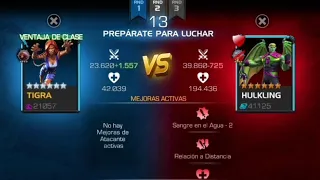 Tigra vs Campos de Batalla MCOC