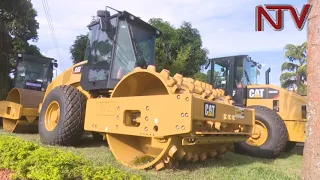 UNRA distributes road maintenance equipment to district stations