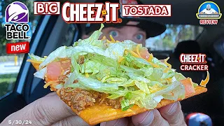 Taco Bell® Big Cheez-It® Tostada Review! 🧀 | 16X Bigger Than a Normal Cheez-It®? | theendorsement