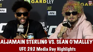 UFC 292: Aljamain Sterling & Sean O'Malley Media Day Highlights