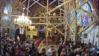 Свята Літургія (10:00) у храмі св. влкмч. Юрія Переможця 7 квітня 2022 р. Б.