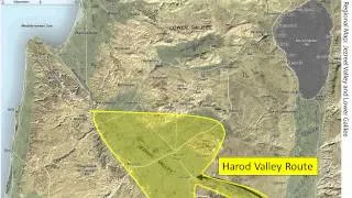 06 Jezreel Valley, Satellite Bible Atlas Map 1-4