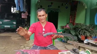 How to Make Plastic Bolo Handle | Paano Gumawa ng Plastik na Hawakan ng Itak