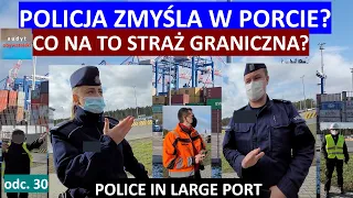 The police intervene in the largest port on the Baltic Sea. This time the auditor exaggerated?
