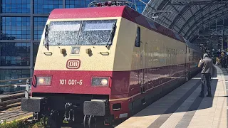 27.4.2024 || BR101 001-6 zieht ihren AKE Rheingold Sonderzug aus Berlin Hauptbahnhof aus