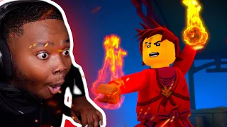 TOURNAMENT OF ELEMENTS BEGIN!!! *FIRST TIME WATCHING* LEGO NINJAGO SEASON 4 Ep 1 REACTION