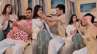 dhanshree and yuzi chahal live in Instagram #shorts