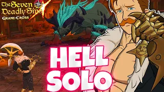 LR ESCANOR SOLOS HELL BELLMOTH DEMON!! NEW PVE GOD?! | Seven Deadly Sins: Grand Cross