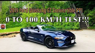 2019 Ford Mustang GT 5.0L V8 - Real World 0 to 100 km/h Test - Automotive Affairs