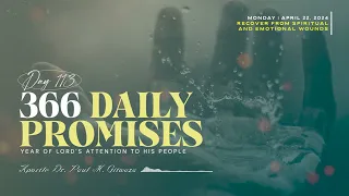 366 DAILY PROMISES | Day 113 | With Apostle Dr. Paul M. Gitwaza (English Subtitle Version)