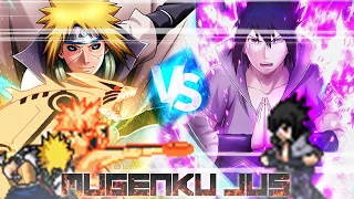 Minato Edo Tensei vs Sasuke Rinnegan [Naruto Shippuden] ANIME MUGEN JUS