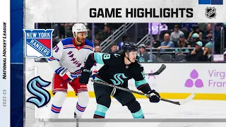 Rangers @ Kraken 11/17 | NHL Highlights 2022