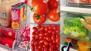 food restock and organizing fridge tiktok compilation #5