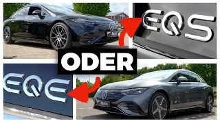 Das ULTIMATIVE Kräftemessen: Welcher Elektro Mercedes ist besser? Der EQE oder EQS?