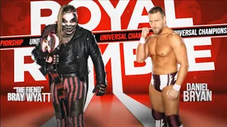 WWE 2K20 Daniel Bryan vs. "The Fiend" Bray Wyatt Royal Rumble 2020 Match