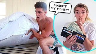 I STOLE Money Out Of MY FIANCES WALLET To See If He Notice!!! Bad Idea