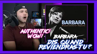 First Time Reaction Barbara Dis, Quand Reviendras-tu ? (AUTHENTIC!) | Dereck Reacts