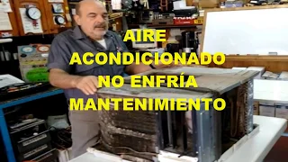 🌍✔ NO ENFRÍA MI AIRE ACONDICIONADO - 🧰 MANTENIMIENTO PREVENTIVO Y/O CORRECTIVO.