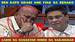 ZUBIRI PINATALSIK SA  SENADO HUMAGOLHOL NG IYAK SI SEN BATO #raffytulfoinaction