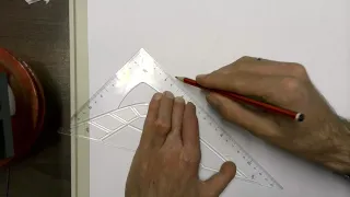 How to construct a pentagon using the three circle method