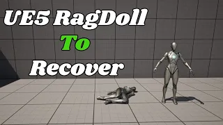 UE5 Ragdoll & Recovery Made Easy with Just a Key Press!