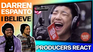 PRODUCERS REACT - Darren Espanto I Believe Wish Bus Reaction