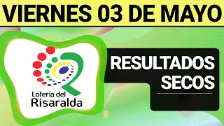 Resultado SECOS Lotería de RISARALDA del Viernes 3 de Mayo de 2024  SECOS 😱🚨💰